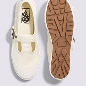 Vans Women's Cream Canvas Sneakers